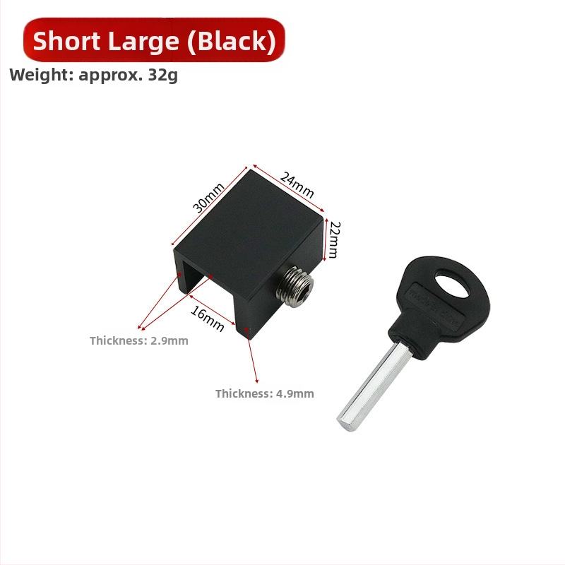 Zámok na okno z hliníkovej zliatiny, pre posuvné okná, s detským zámkom a ochranou proti krádeži