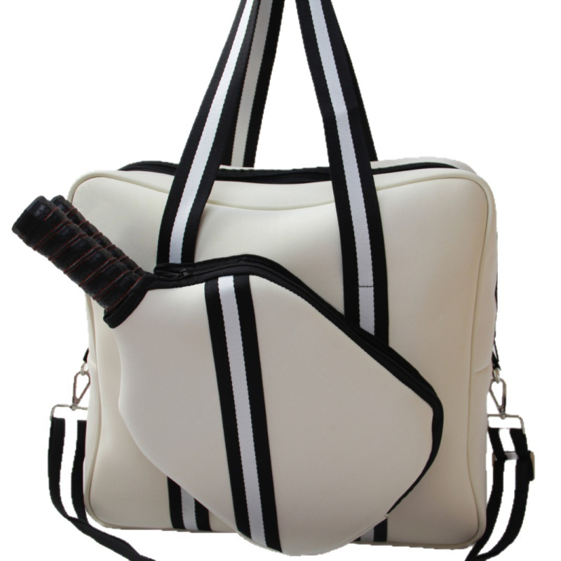 Torba za pickleball, lagana, vodootporna, velika zapremina, nošenje preko ramena ili cross-body dizajn, materijal: diving cloth, prilagodljiva
