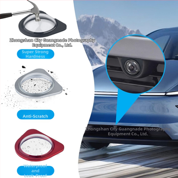 Predný kryt objektívu z tvrdeného skla pre Tesla Model Y/YL a prepracovaný Model 3 — odolný voči vetru a prachu, OEM spracovanie