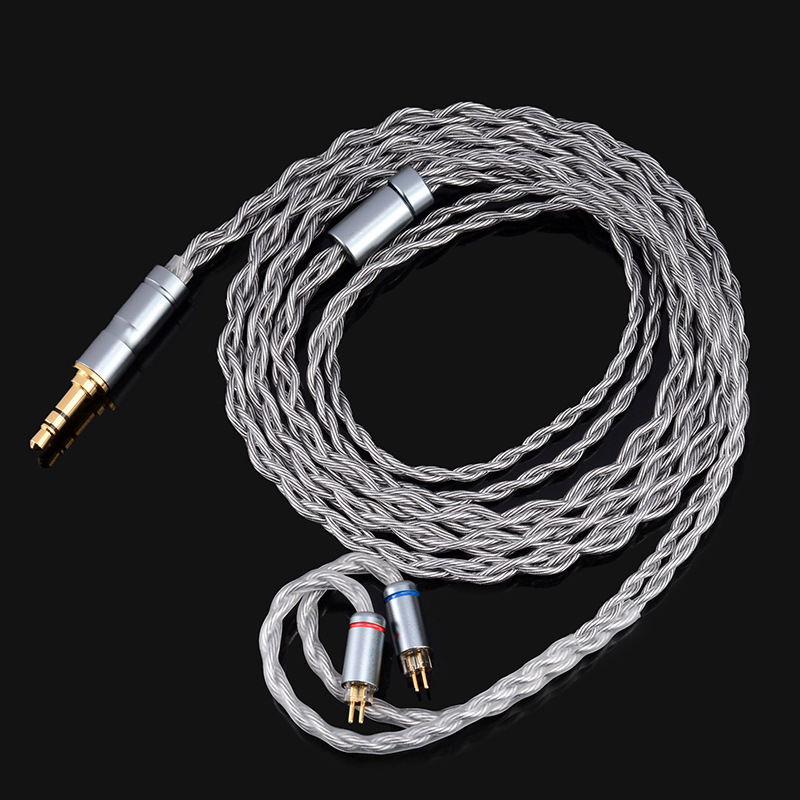 Καλώδιο ήχου για ακουστικά D030 – MMCX 0.78mm, QDC 3.5mm, 4.4 Balanced; πυρήνας από Silver-Plated Copper; καλώδιο από Oxygen-Free Copper; RoHS πιστοποίηση