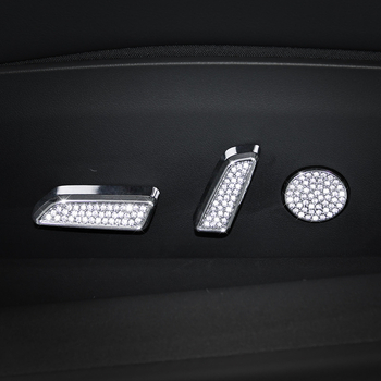 Unutarnje dekorativne naljepnice za Tesla Model 3 i Model Y — marka Yarisland, materijal: naljepnice, ukrašavanje logotipa dijamantima