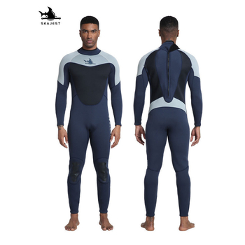 3 mm jednodjelni neoprenski kostim, topao, s dugim rukavima, za surfing, ronjenje i snorkeling