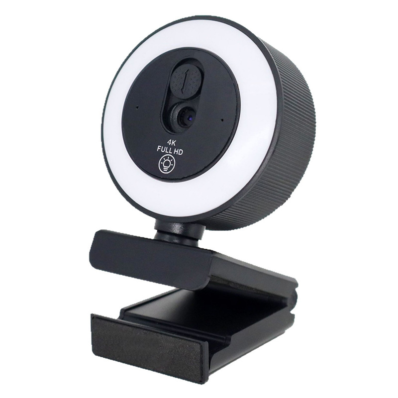 Webkamera pre notebook a stolný počítač: 4K Ultra HD (3840×2160), 8MP senzor, USB 2.0, vstavaný mikrofón, nastaviteľný ostrosť, kompatibilné s Windows 7/10/11