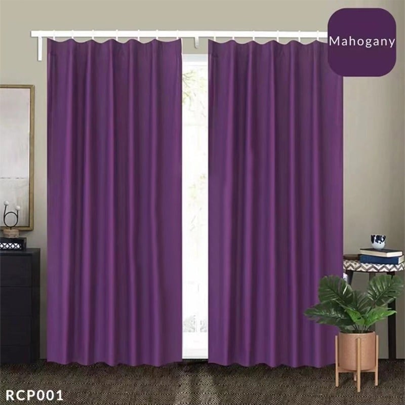 Polyesterové závesové tkaniny, montáž na háčik a lištu, moderný minimalistický štýl, farbenie, vhodné pre rohové okná a okná od podlahy po strop