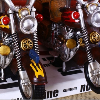 Harley-motor modell szintetikus gyantából – Weiyang Famous, modern minimalista dekor otthoni bárhoz