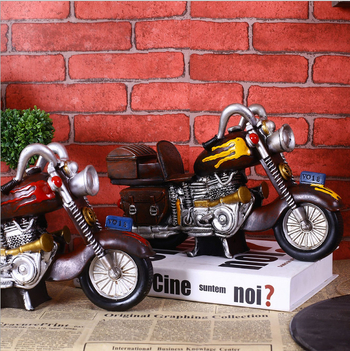 Harley-motor modell szintetikus gyantából – Weiyang Famous, modern minimalista dekor otthoni bárhoz