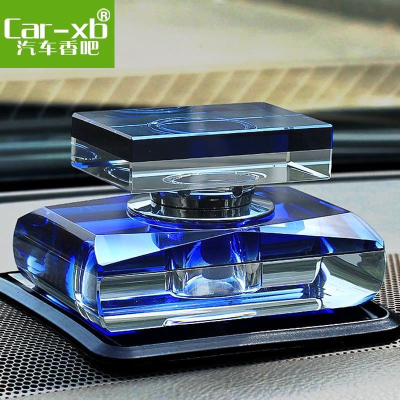 Δοχείο Αρώματος Αυτοκινήτου με Κρυστάλλινο Μπουκάλι — Διακόσμητικό Εσωτερικού Αυτοκινήτου Υψηλής Ποιότητας