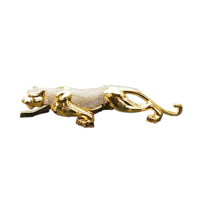 Držač automobila za miris s leopardovim oblikom, legura kristalno staklo, miris jasmin, trajanje isparavanja 61–90 dana