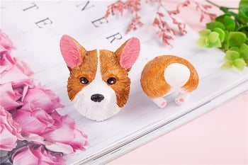 Κλιπ αρώματος αυτοκινήτου – σχέδιο Corgi Butt, πέτρες αρωματοθεραπείας, εξατομικευμένο εσωτερικό διακοσμητικό