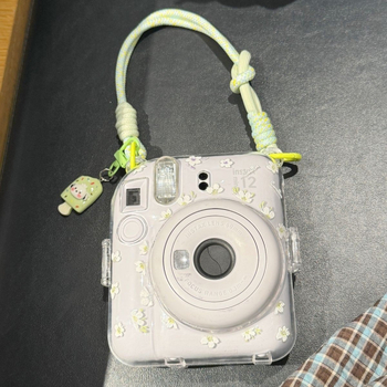 Prozirno tvrdi kućište za Instax Mini 11/12 s lancem