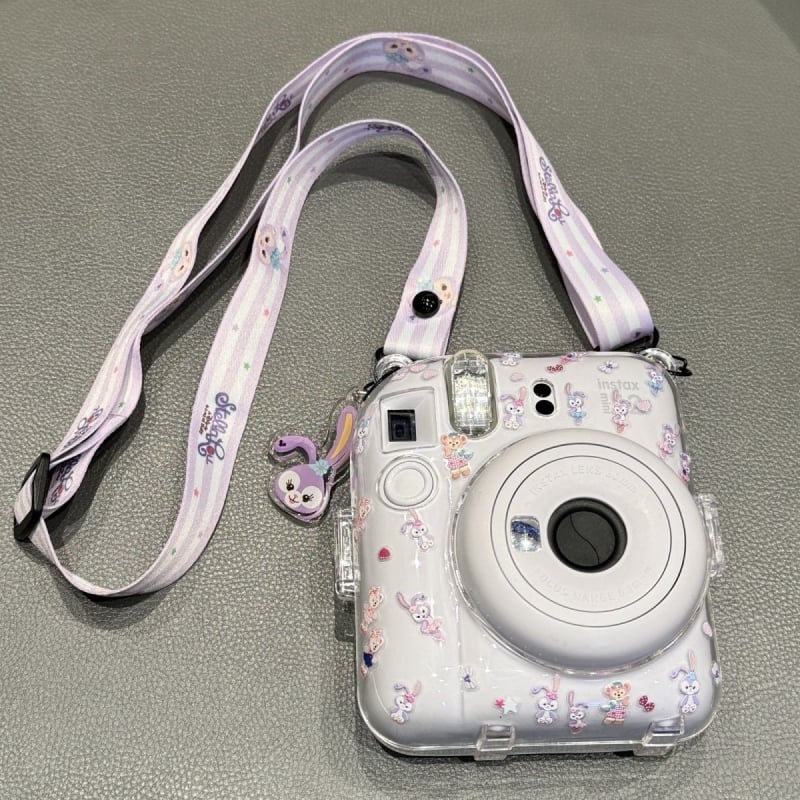 Carcasă de Protecție pentru Cameră Instax Mini12 - Corduroy, Formă Rucsac, Unisex, Geantă Foto pentru Depozitare acasă