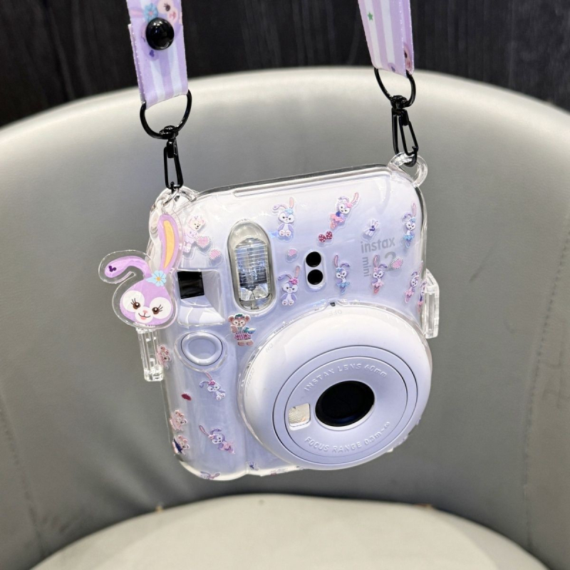 Carcasă de Protecție pentru Cameră Instax Mini12 - Corduroy, Formă Rucsac, Unisex, Geantă Foto pentru Depozitare acasă
