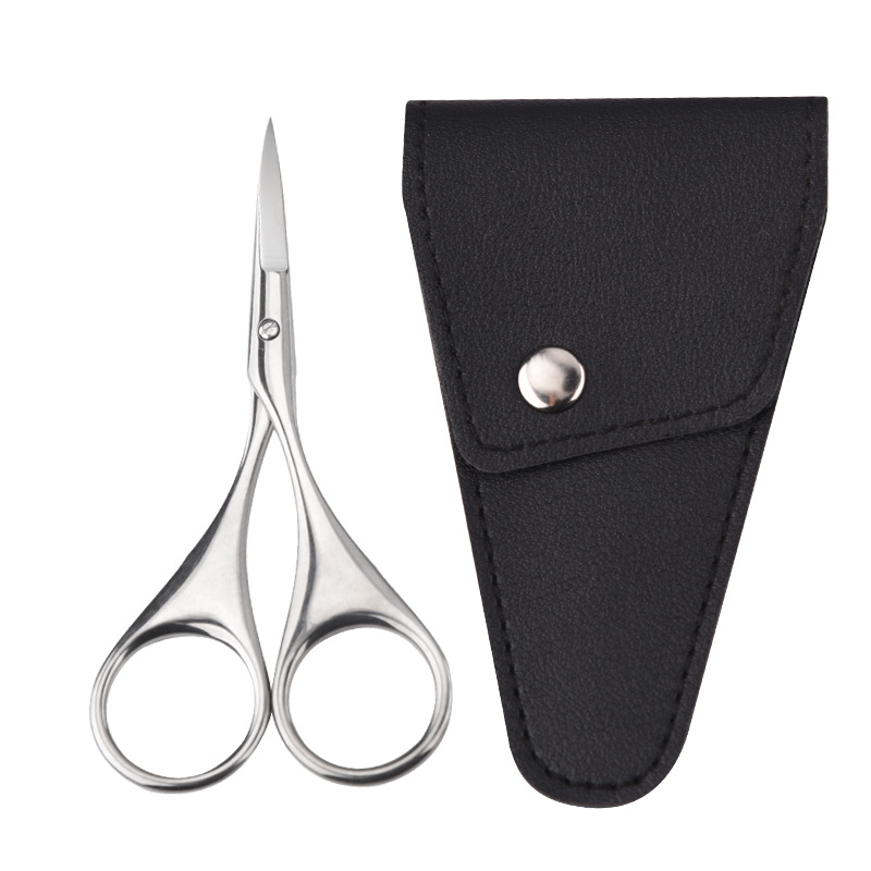 Комплект ножици за подстригване от неръждаема стомана: за вежди, нос и брада