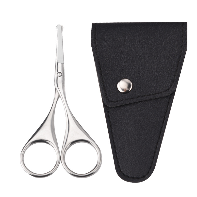 Комплект ножици за подстригване от неръждаема стомана: за вежди, нос и брада