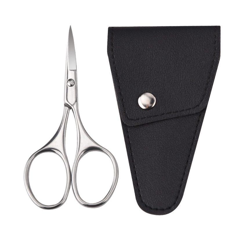 Комплект ножици за подстригване от неръждаема стомана: за вежди, нос и брада