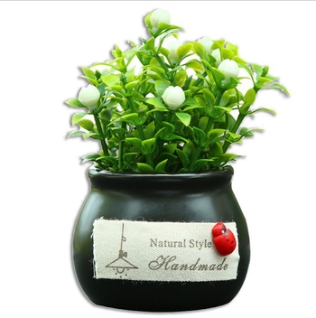 Autó belső dekoráció mesterséges virágokkal és szerencsés gyümölcsökkel egy cserépben, modern stílus. Márka: Car city; Termékkód: a1889; Funkció: Dekorálás