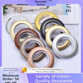 Závesný prsteň 770 Rímsky kruh, príslušenstvo na závesy, ABS materiál, vhodný pre zavesené závesy, kompatibilný so závesovou tyčou