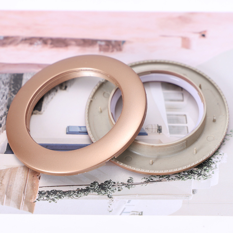 770 Római kör függönygyűrű, ABS anyag, függöny-kiegészítő, alkalmas függönyök felakasztására, kompatibilis a függönyrúddal