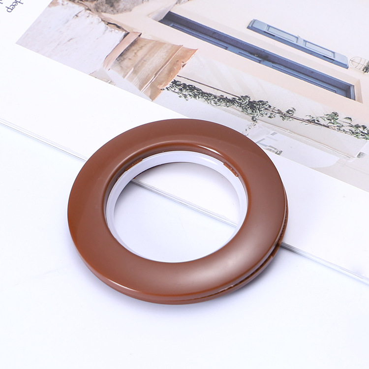 770 Római kör függönygyűrű, ABS anyag, függöny-kiegészítő, alkalmas függönyök felakasztására, kompatibilis a függönyrúddal