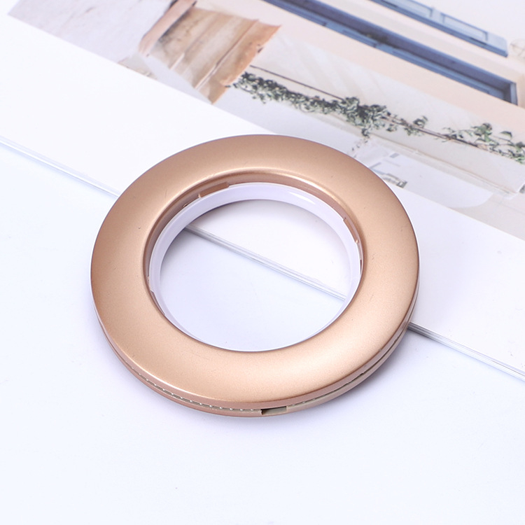 770 Római kör függönygyűrű, ABS anyag, függöny-kiegészítő, alkalmas függönyök felakasztására, kompatibilis a függönyrúddal