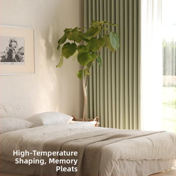 Dvojstranné Chenille závesy s motívom jazmín, Francúzsky štýl ľahký luxus, Vysoké tiene 71–99%, do obývačky a spálne