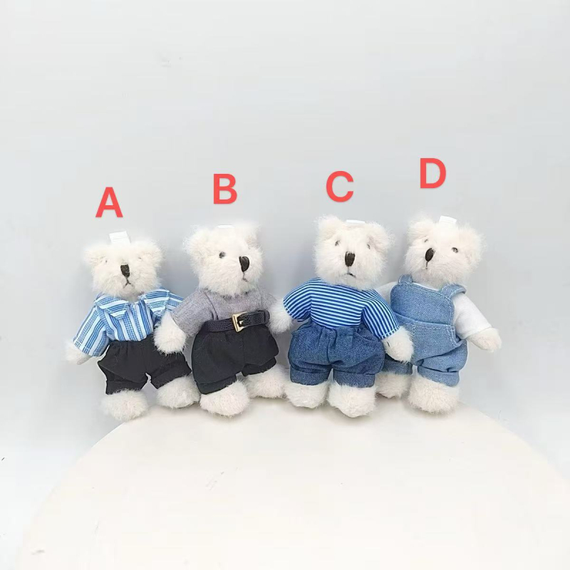 Retro plüss medve kulcstartó medál – műbőr • minta: kis állat (maci/nyuszi) • feldolgozás: félig manuális • kiadás: tavasz 2025