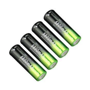 Lanternă Li-ion 18650, 2000mAh, 3.7-4.2V, reîncărcabilă, rază până la 50 m