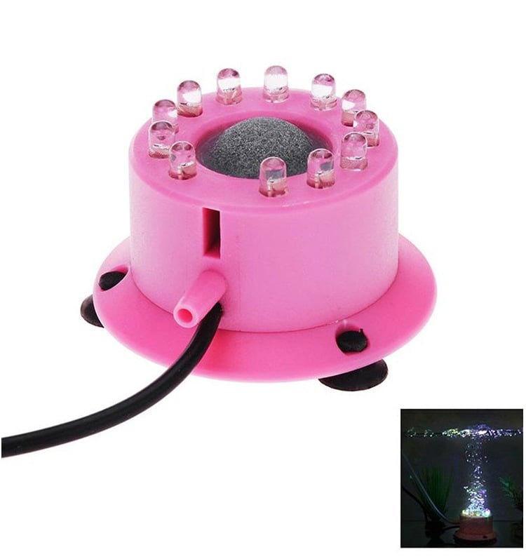 LED svjetlo za akvarij s mjehurićima – promjenjiva boja, dekorativno osvjetljenje (Materijal: Plastika; Snaga: 1W; Funkcija: pejzažno uređenje; Težina: 0,3 kg; Podrijetlo: Guangdong)
