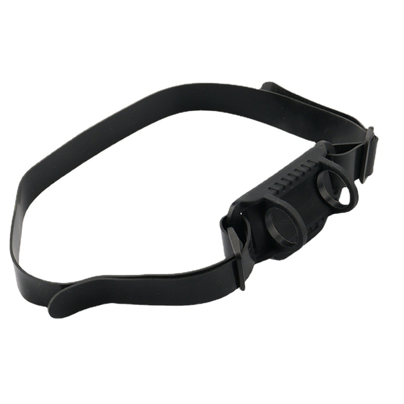 Bandă pentru lanternă frontală din silicon – impermeabilă, instalare ușoară, potrivită pentru scufundări, drumeții și camping