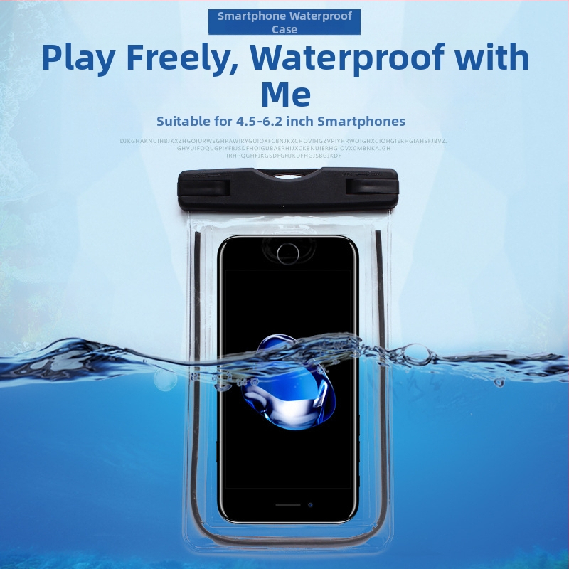 Külső használatra való vízálló telefontáska — PVC anyag, minimalist stílus, testreszabható feldolgozás, logónyomtatás, vízálló szövet