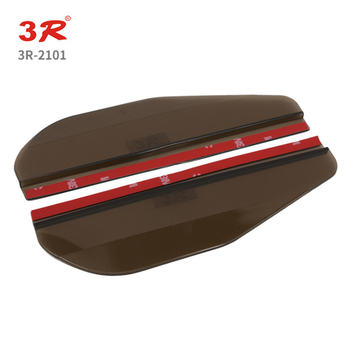 Scut de ploaie pentru oglinda retrovizoare auto – 3R, cauciuc, instalare cu adeziv, potrivire universală, personalizabil