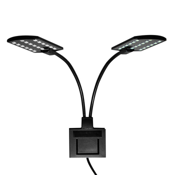 LED klips svjetlo za akvarij, rasvjeta za vodene biljke, snažno LED osvjetljenje akvarija, dvostruka ili jednostruka glava, kreativan dizajn