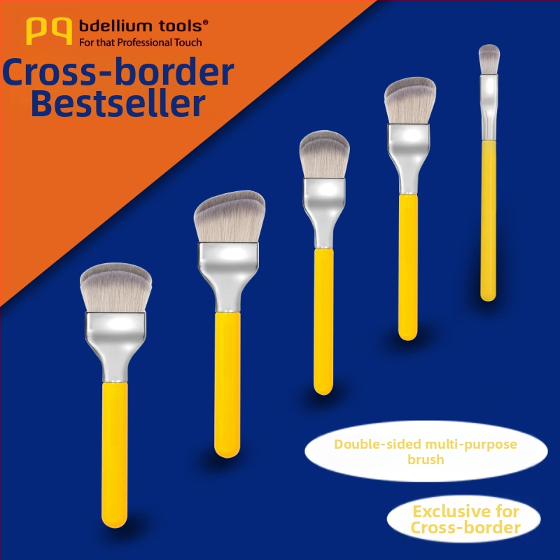 Dvojstranná štetka na make-up – neabsorbuje prášok a nepriľne k nim, model BD, typ: štetka na make-up, životnosť 3 rokov, vhodná pre všetky typy pleti