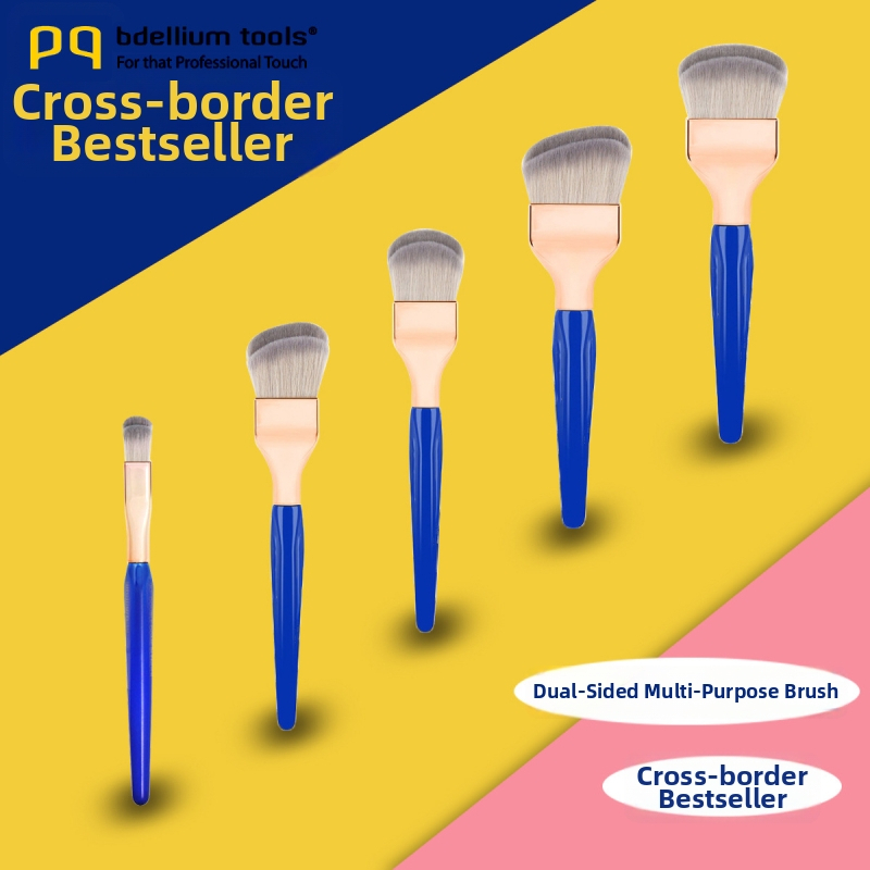 Dvojstranná štetka na make-up – neabsorbuje prášok a nepriľne k nim, model BD, typ: štetka na make-up, životnosť 3 rokov, vhodná pre všetky typy pleti