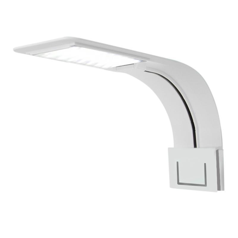 X5 LED klip lamp za akvarij s visokim jasom, plavo-bijela svjetlost, tanak dizajn, za male akvarije