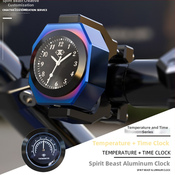 Spirit Beast vodootporan termometar i elektronički sat za Honda CB190 motocikl