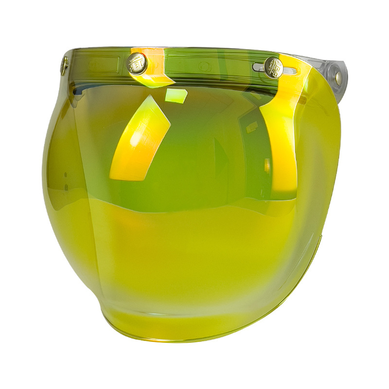 Vizor oglindă bule pentru cască motocicletă - protecție UV, protecție ochi, protecție împotriva nisipului, Brand JEF, Model JEF