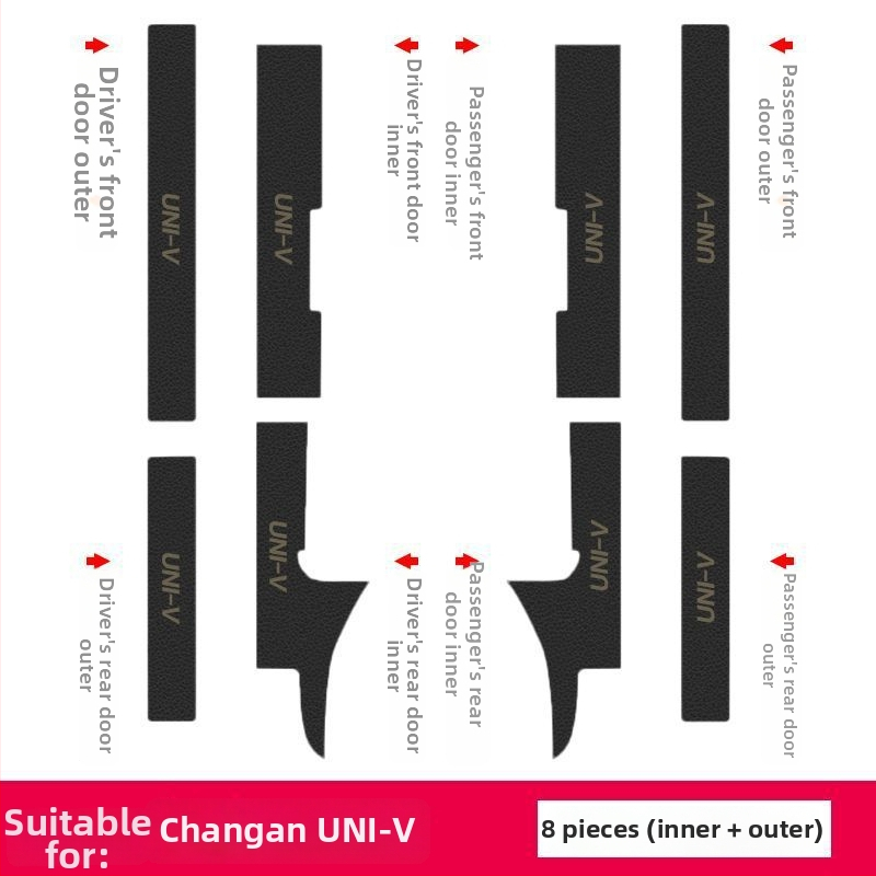 Práh dverí auta – protiskĺzová a proti kolíznym ochranná lišta, Mingyu, Číslo dielu pl661760619816, materiál: Other