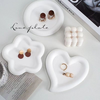 Δίσκος προβολής διακοσμητικών για φωτογραφικά props, γύψος, για λήψεις προϊόντων, βάρος 0,2