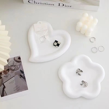 Δίσκος προβολής διακοσμητικών για φωτογραφικά props, γύψος, για λήψεις προϊόντων, βάρος 0,2