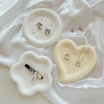 Δίσκος προβολής διακοσμητικών για φωτογραφικά props, γύψος, για λήψεις προϊόντων, βάρος 0,2