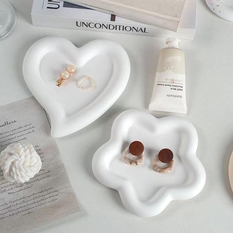 Δίσκος προβολής διακοσμητικών για φωτογραφικά props, γύψος, για λήψεις προϊόντων, βάρος 0,2