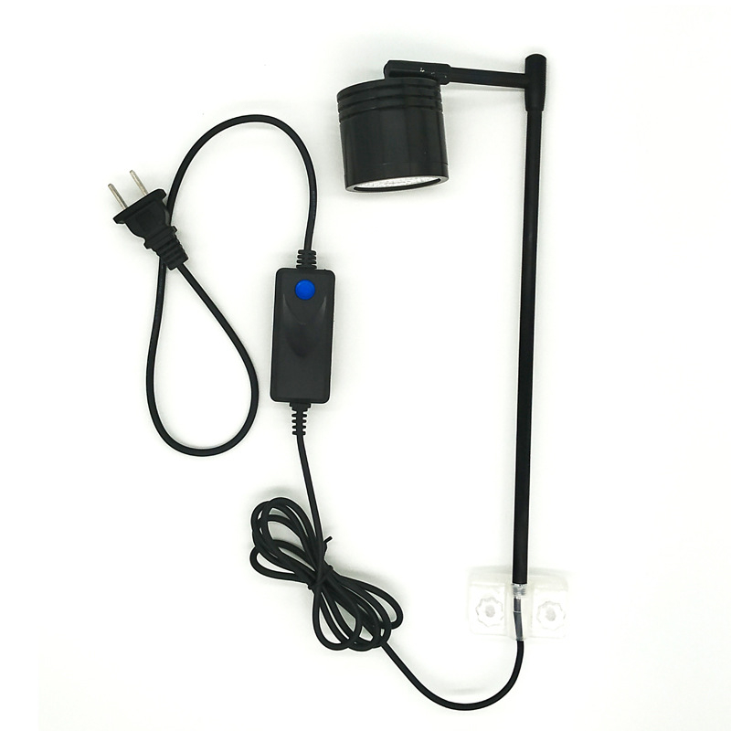 LED reflektor za akvarij s punim spektrom, clip-on, za male akvarije i dekoraciju vodene biljke