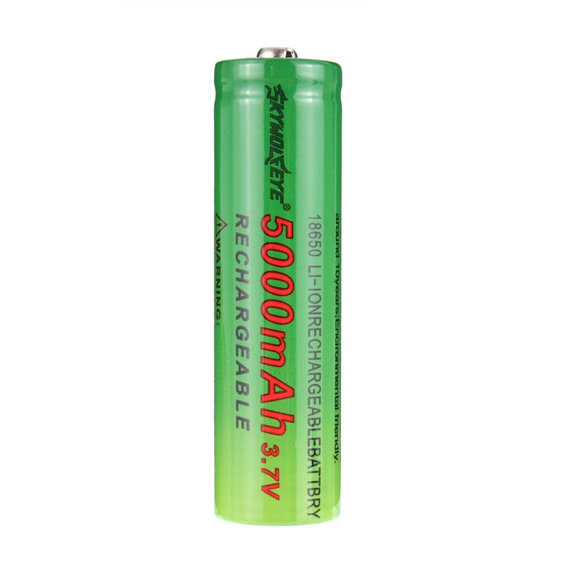 Skywolfeye lanternă 18650, 3.7–4.2V, baterie Li-ion reîncărcabilă de 1200mAh