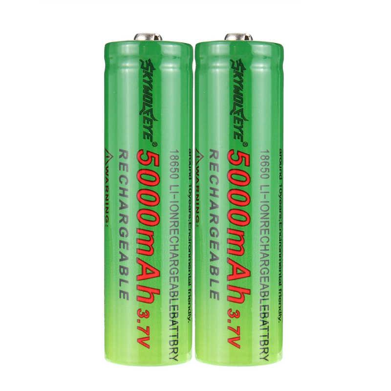 Skywolfeye lanternă 18650, 3.7–4.2V, baterie Li-ion reîncărcabilă de 1200mAh