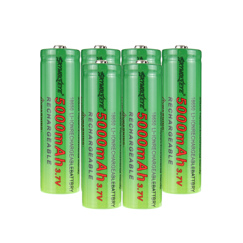 Skywolfeye lanternă 18650, 3.7–4.2V, baterie Li-ion reîncărcabilă de 1200mAh