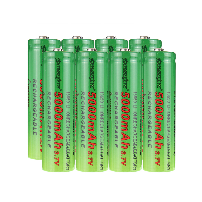 Skywolfeye lanternă 18650, 3.7–4.2V, baterie Li-ion reîncărcabilă de 1200mAh