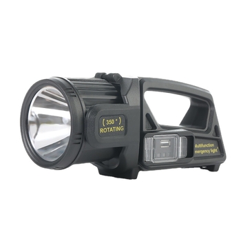 P50 Портативен LED фенер за къмпинг, 30W, 4500mAh литиева батерия, 360° въртене, обхват над 500 м, презареждащ се