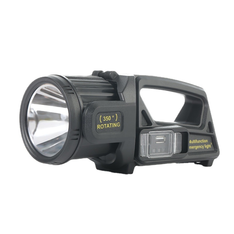 P50 Портативен LED фенер за къмпинг, 30W, 4500mAh литиева батерия, 360° въртене, обхват над 500 м, презареждащ се