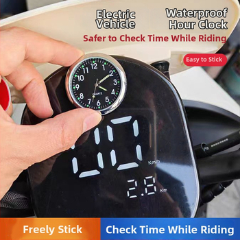 Časovač pre elektrické vozidlo s nastavitelným uhlom displeja, vodotesný palubný hodinový prístroj
